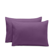 2 pillowcases on pillows