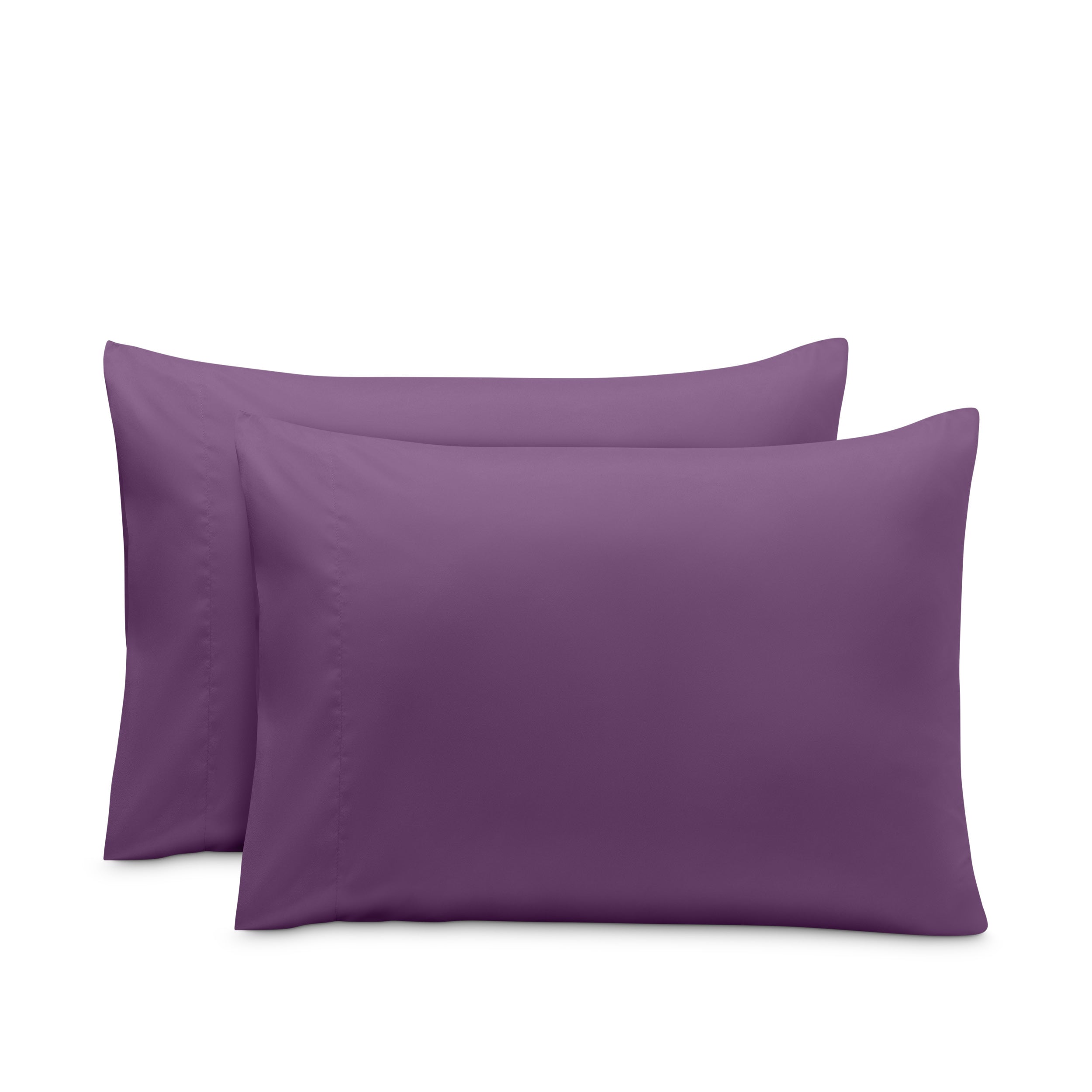 2 pillowcases on pillows