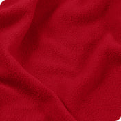 Close-up of polar fleece sheet set fabric