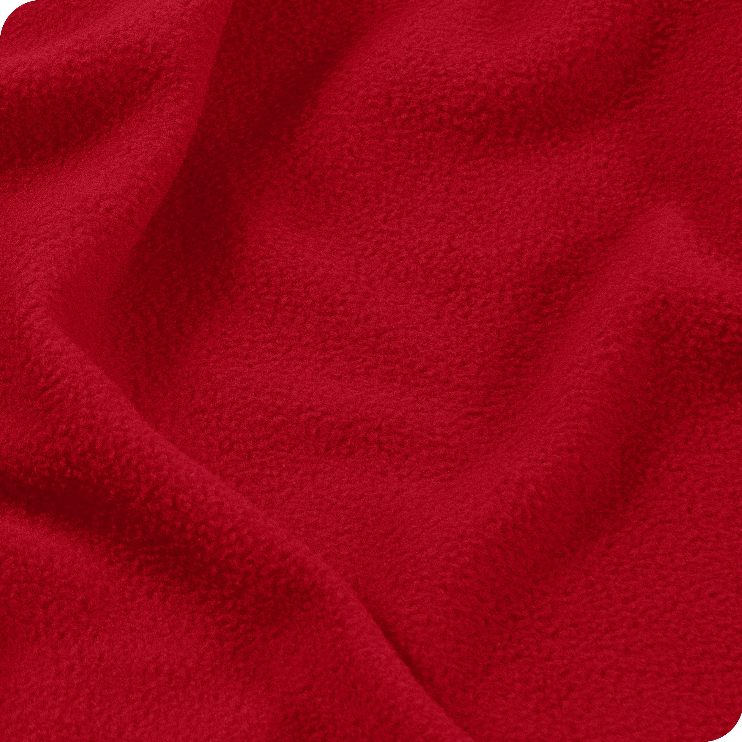 Close-up of polar fleece sheet set fabric