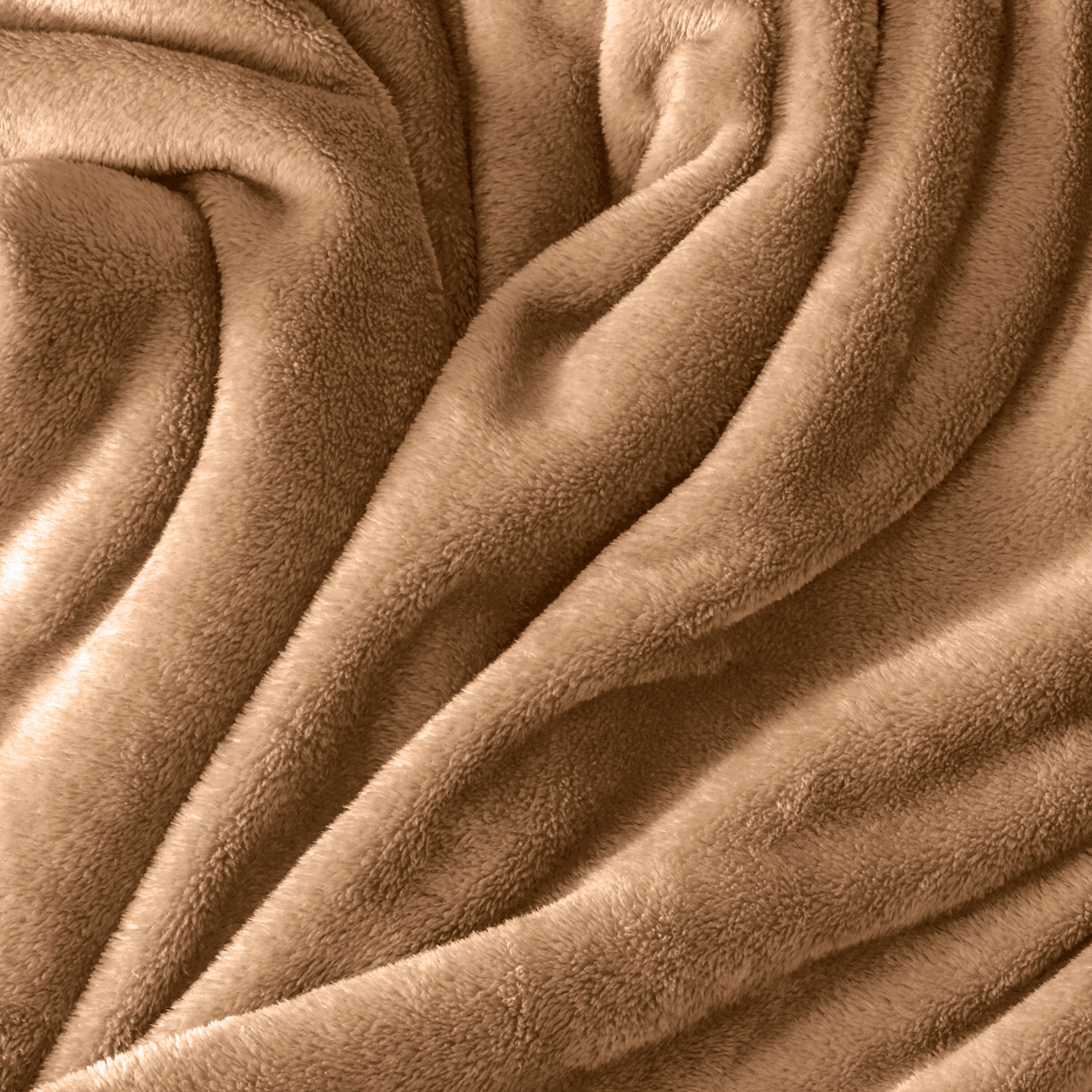 Close up of the soft textured microplush blanket
