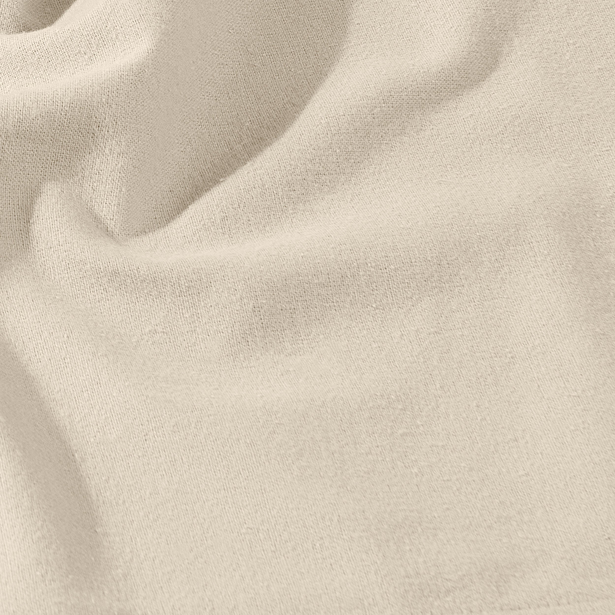 Close up of a flannel fitted sheet
