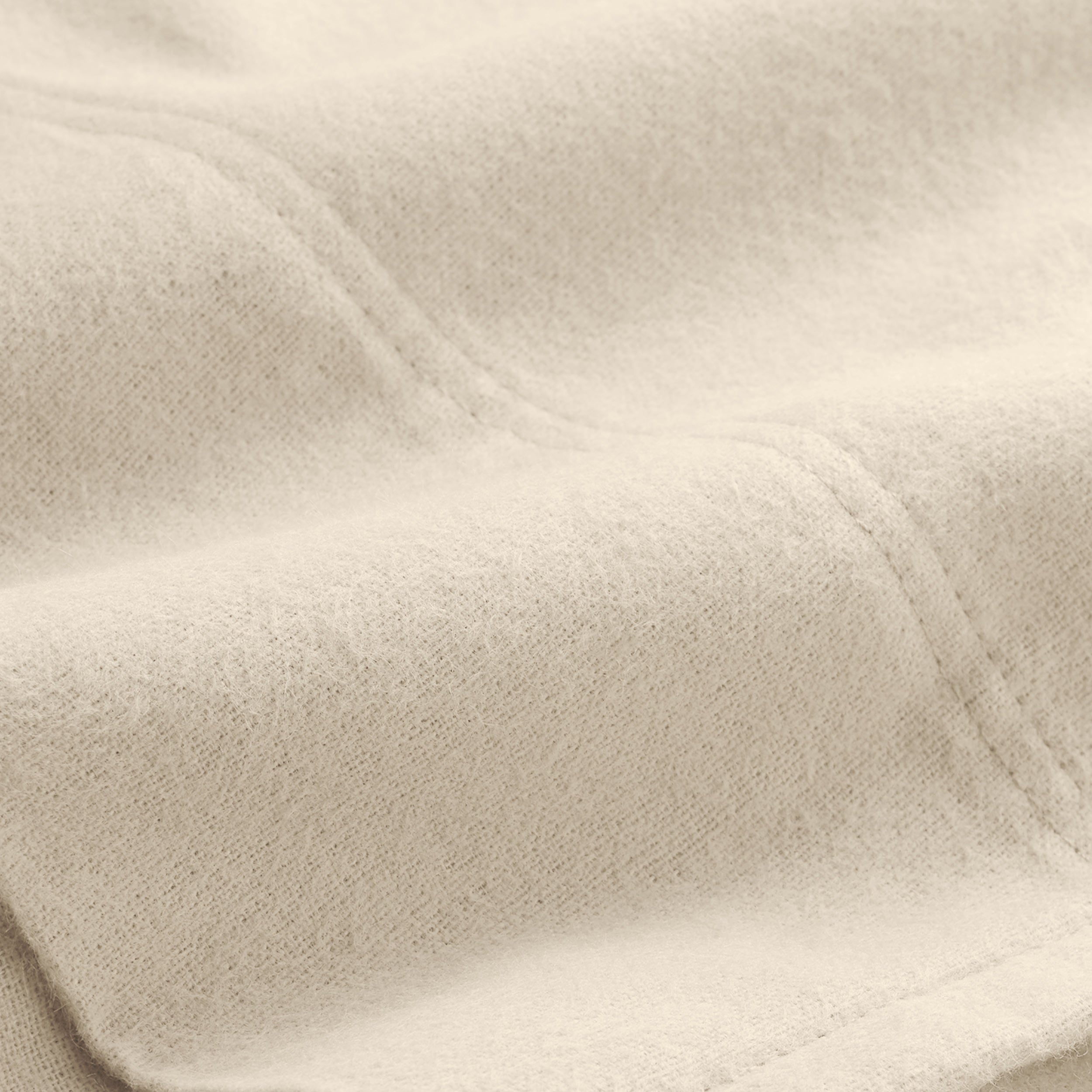 Close-up of a flannel sheet with soft texture