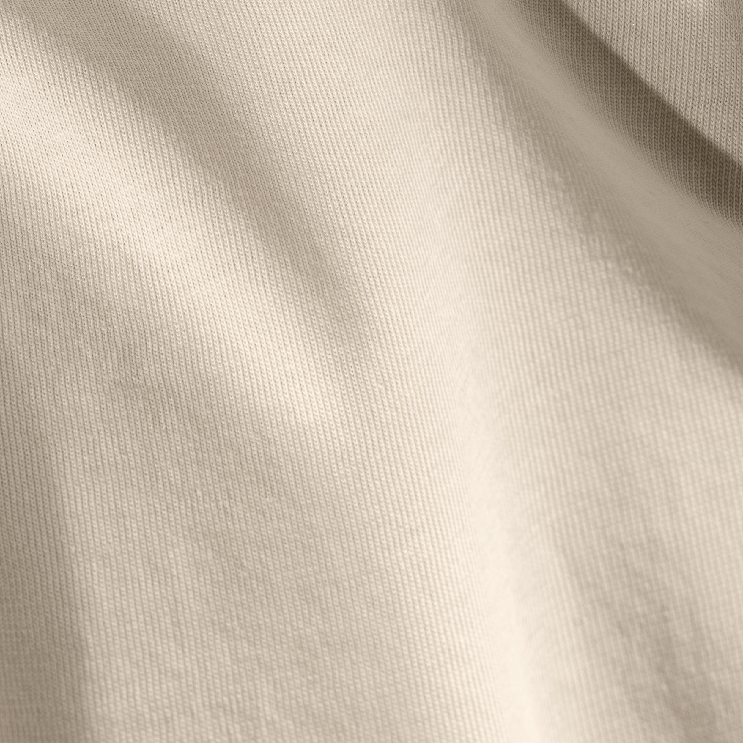 Close up of the jersey duvet cover fabric