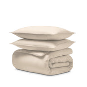 Jersey duvet set on a white background