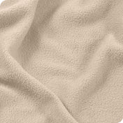 Close-up of polar fleece sheet set fabric