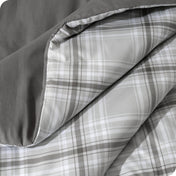 Close up of a printed comforter