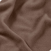Close-up of polar fleece sheet set fabric