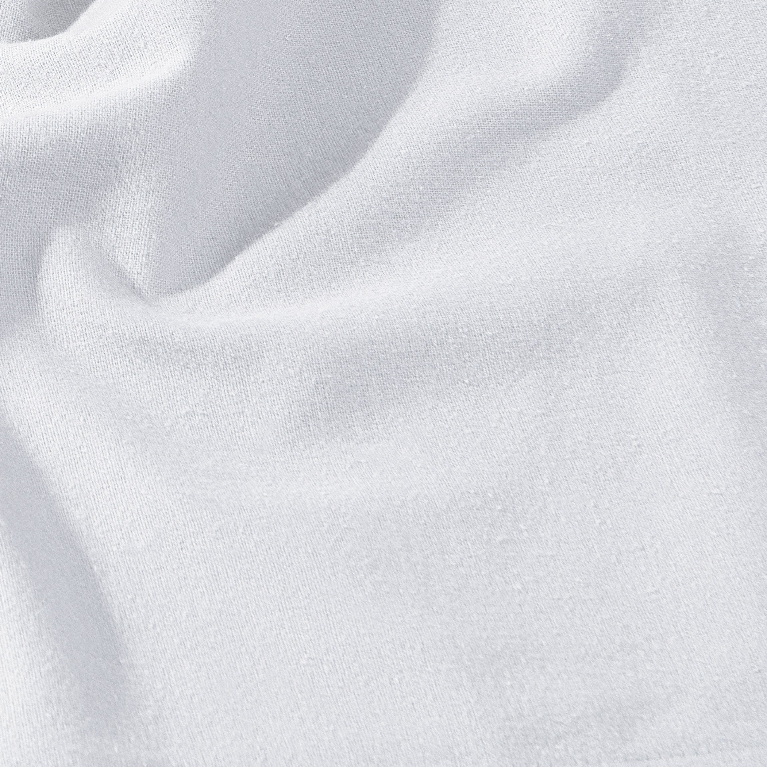 Close up of a flannel fitted sheet
