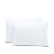 2 pillowcases on pillows