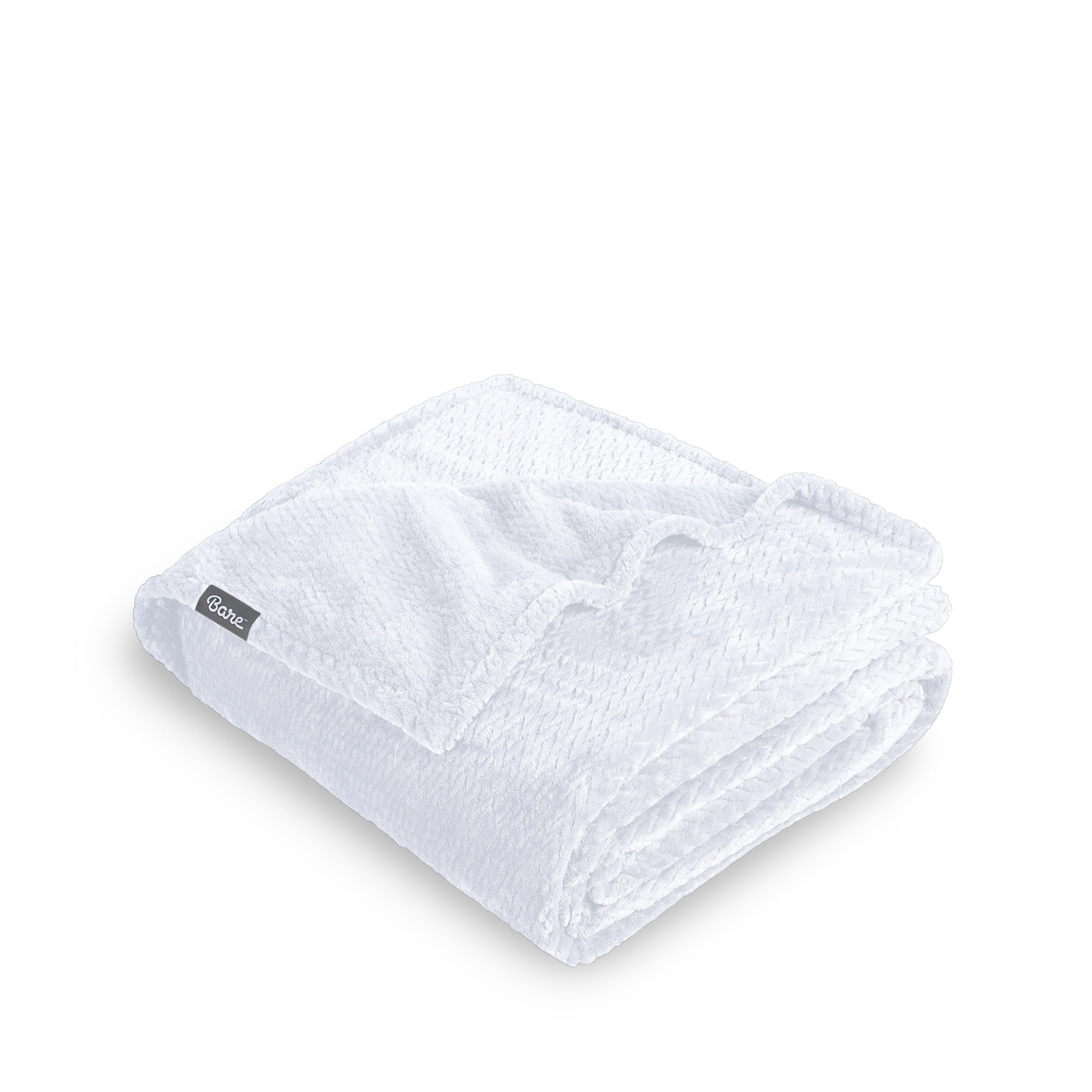 Microplush blanket folded neatly