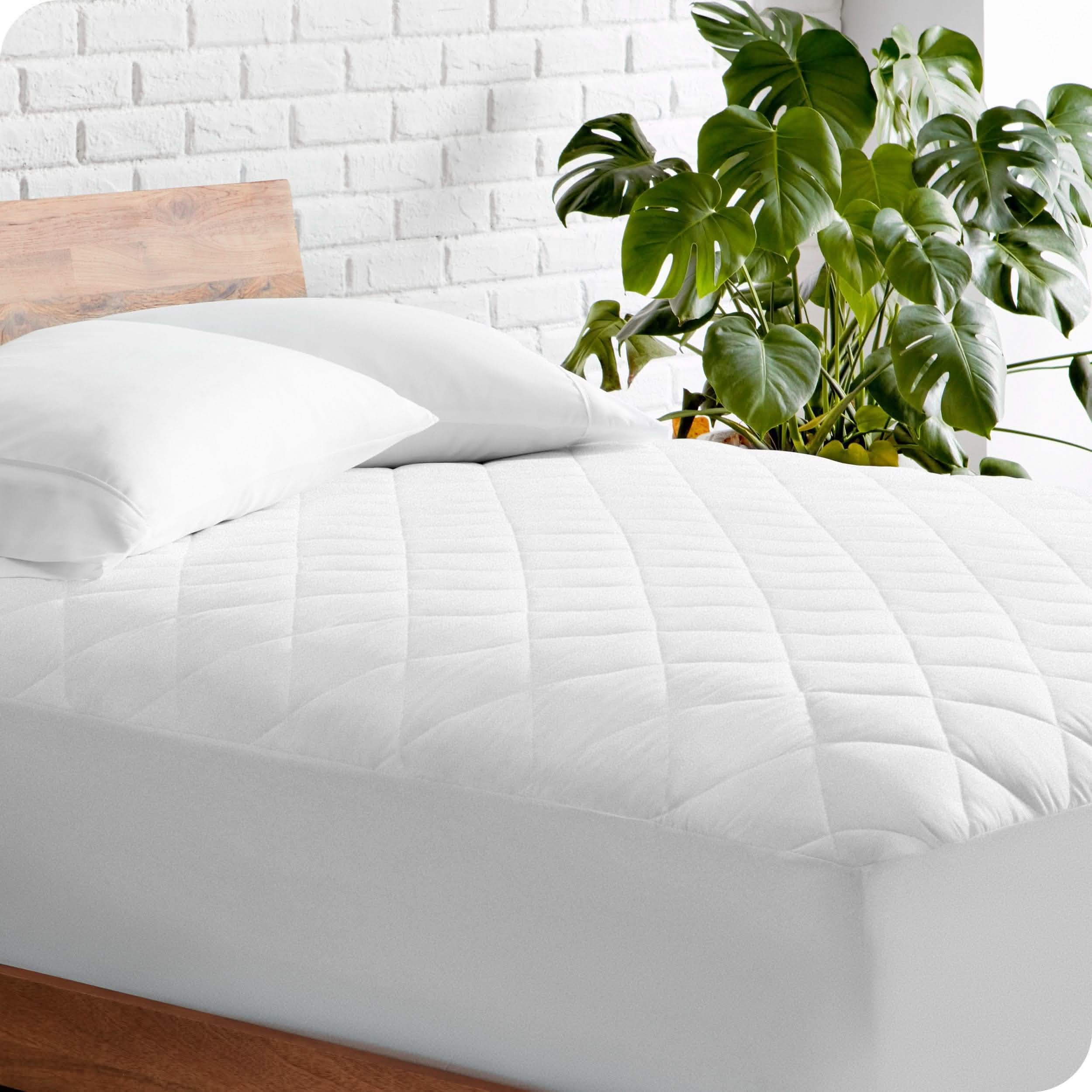 Bare Home Deep Pocket Quilted Fitted Mattress Pad Bare Home