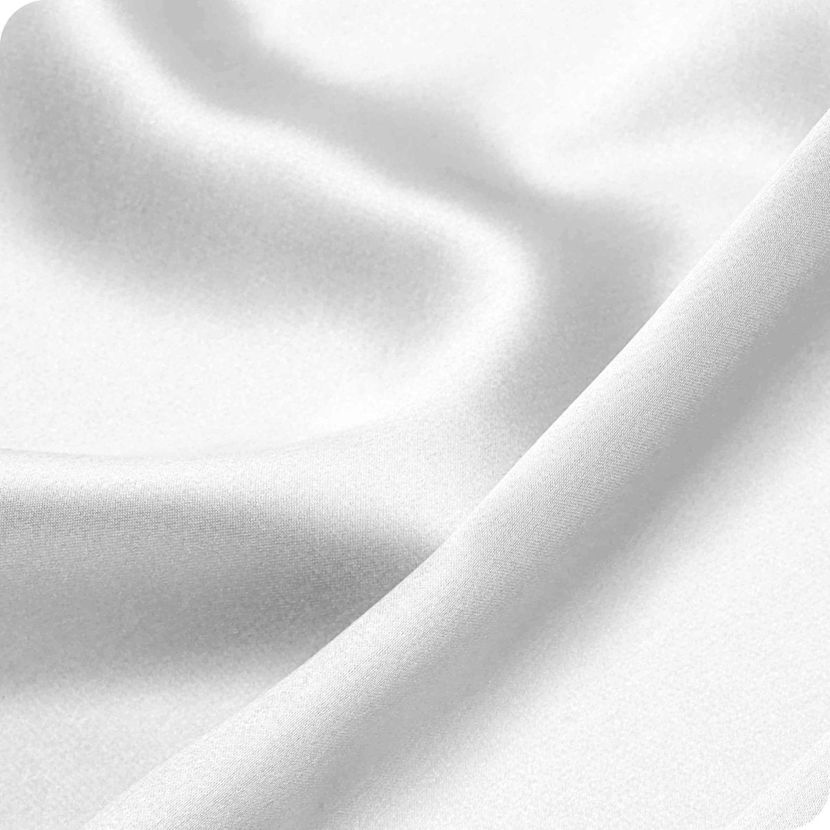 Close up of the satin pillowcase fabric