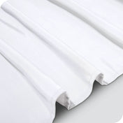 Close up of a polyester bed skirt