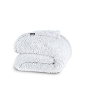 Double sided sherpa blanket folded