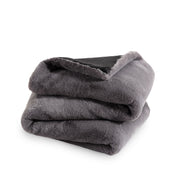 Faux Fur blanket folded loosely