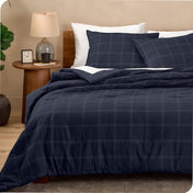Down Alternative Track Stitch Comforter Set - Bare Home