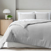 Down Alternative Track Stitch Comforter Set - Bare Home