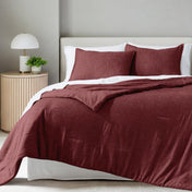 Down Alternative Track Stitch Comforter Set - Bare Home
