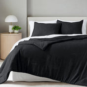 Down Alternative Track Stitch Comforter Set - Bare Home