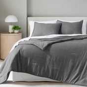 Down Alternative Track Stitch Comforter Set - Bare Home