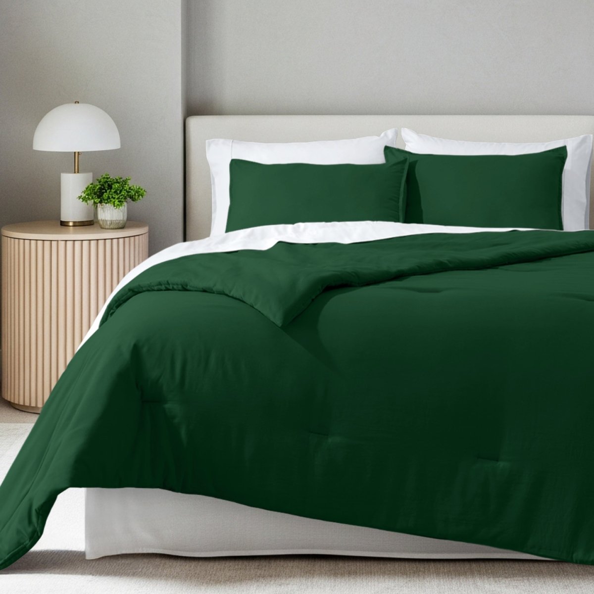 Down Alternative Track Stitch Comforter Set - Bare Home