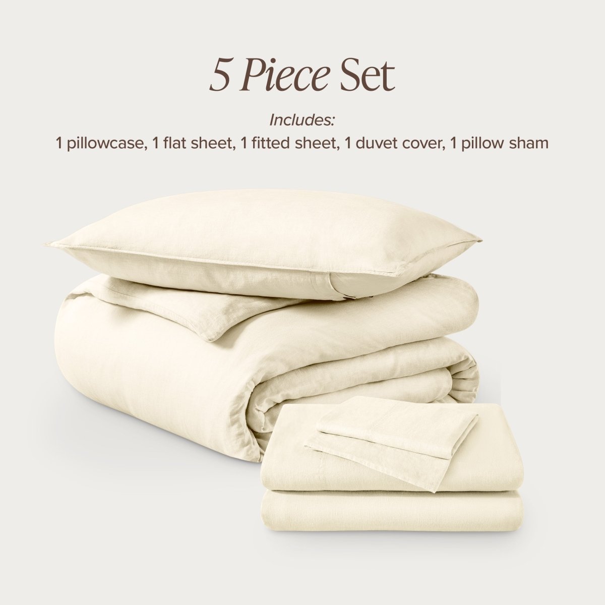 Linen Bedding Bundle - Bare Home