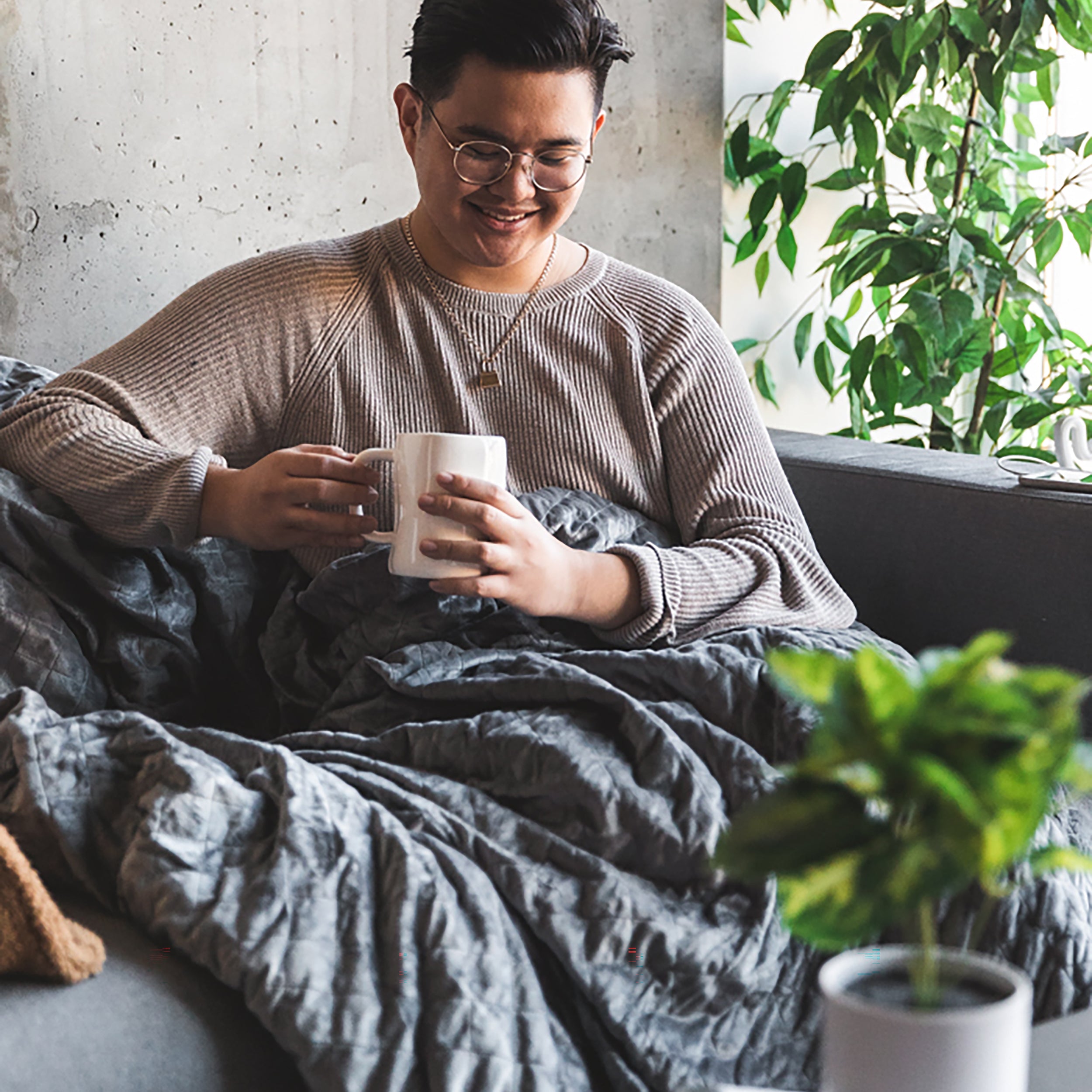 Mattleonetti Finished Weighted Blanket Minky Duvet Cover