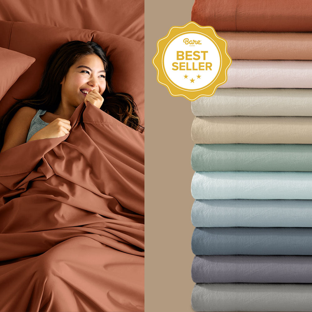 lady wrapped in terracotta sheets