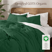 Organic Cotton Jersey Duvet Cover & Sham Set - Bare Home
