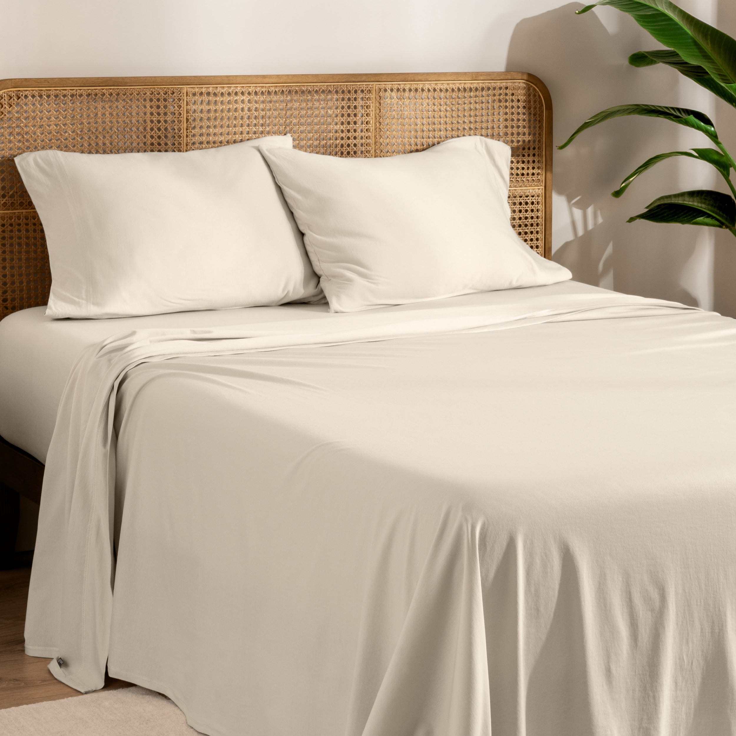 Organic Cotton Jersey Sheet Set - Bare Home