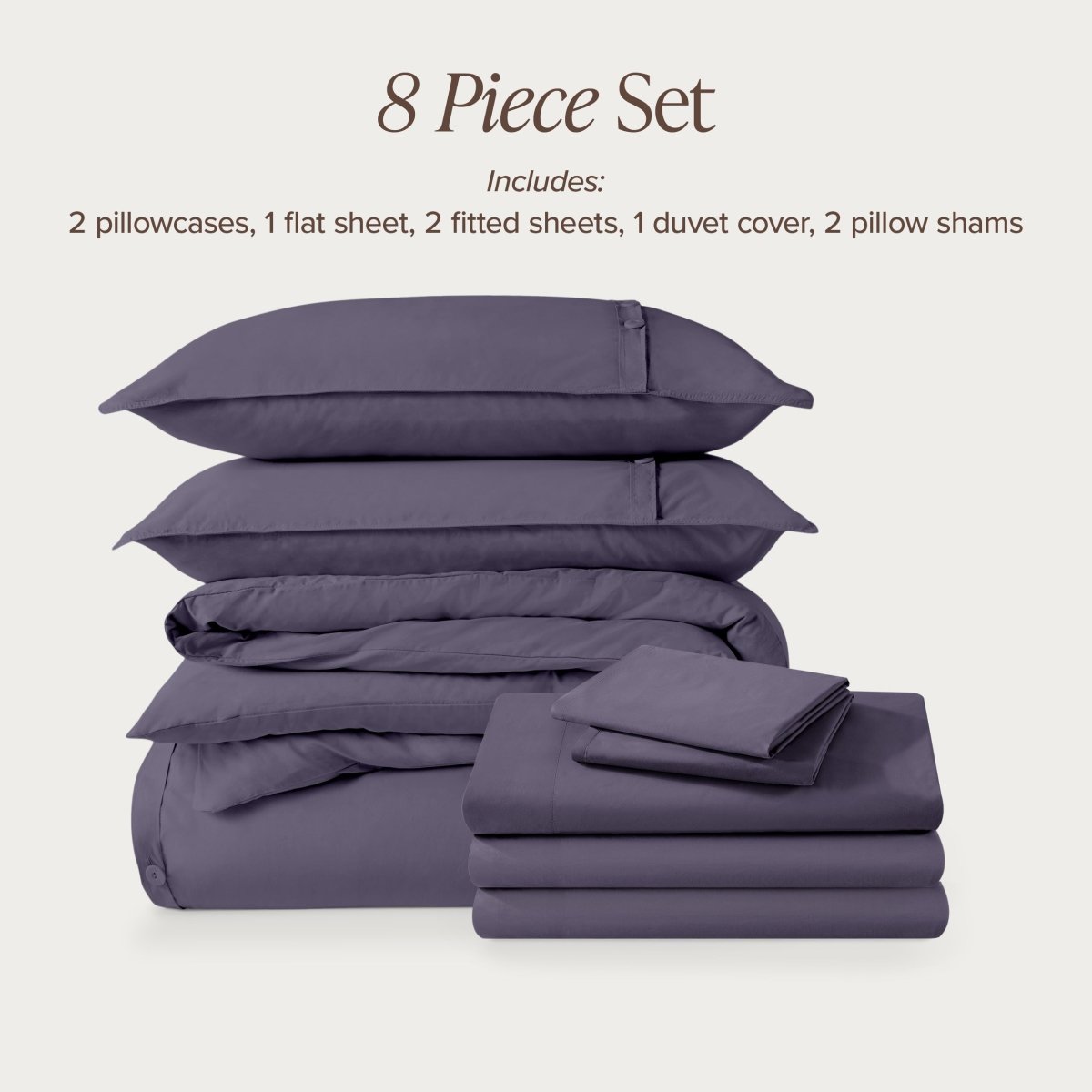 Organic Cotton Percale Bedding Bundle - Bare Home