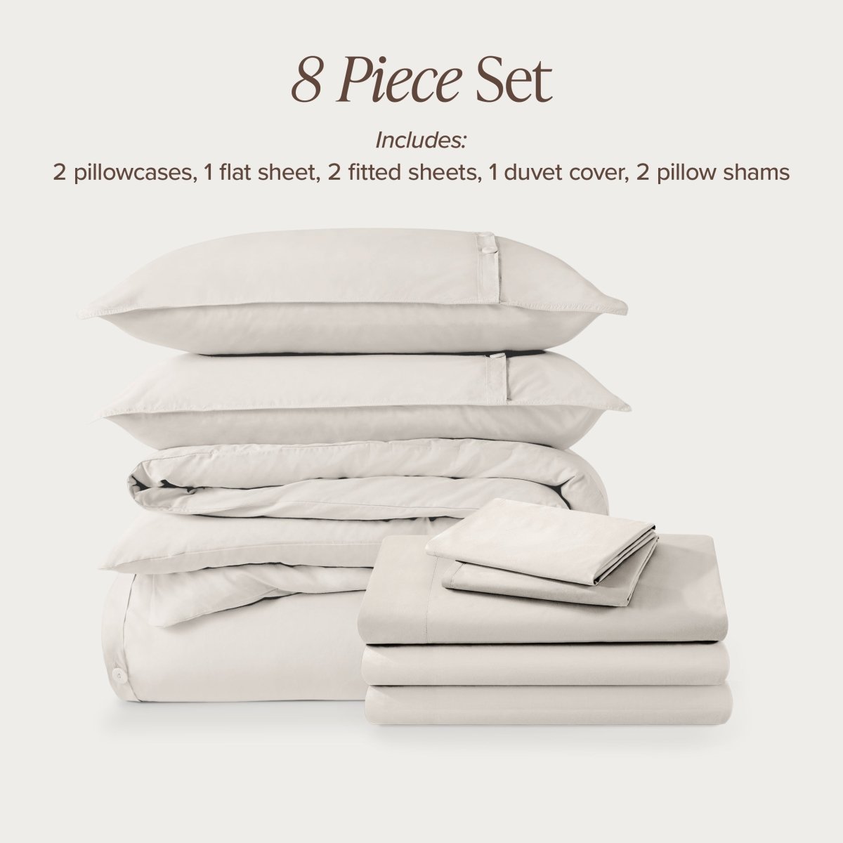 Organic Cotton Percale Bedding Bundle - Bare Home