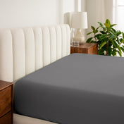 Organic Cotton Percale Fitted Sheet - Bare Home