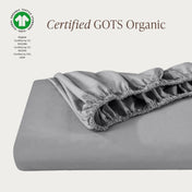 Organic Cotton Percale Fitted Sheet - Bare Home