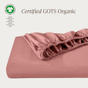 Organic Cotton Percale Fitted Sheet - Bare Home