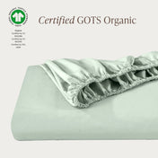 Organic Cotton Percale Fitted Sheet - Bare Home