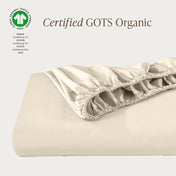 Organic Cotton Percale Fitted Sheet - Bare Home
