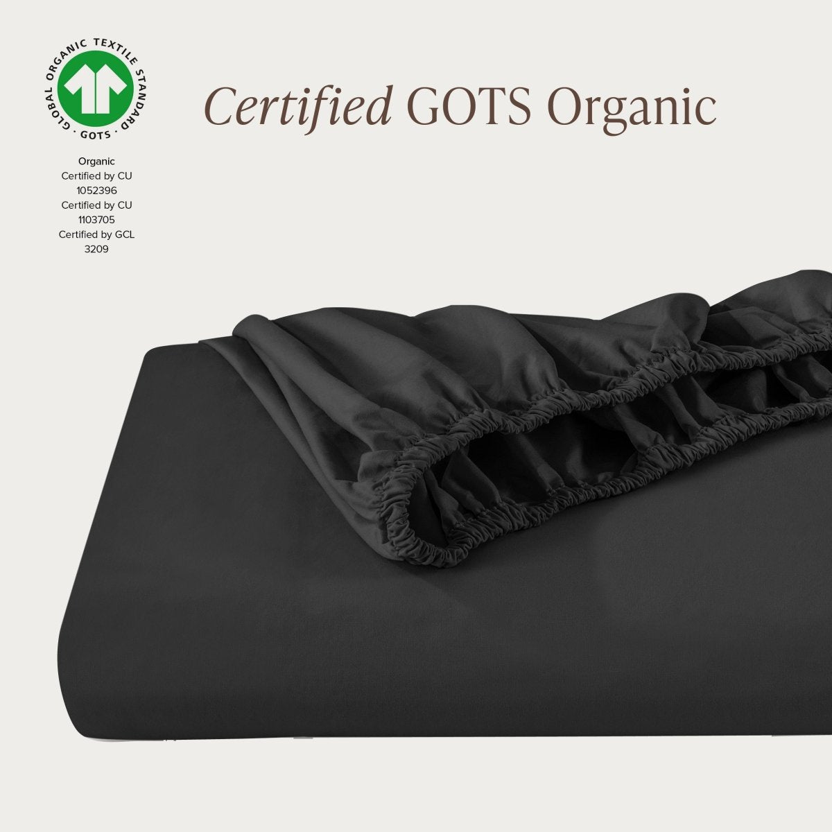 Organic Cotton Percale Fitted Sheet - Bare Home