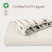 Organic Cotton Percale Fitted Sheet - Bare Home