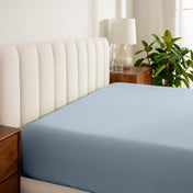 Organic Cotton Percale Fitted Sheet - Bare Home