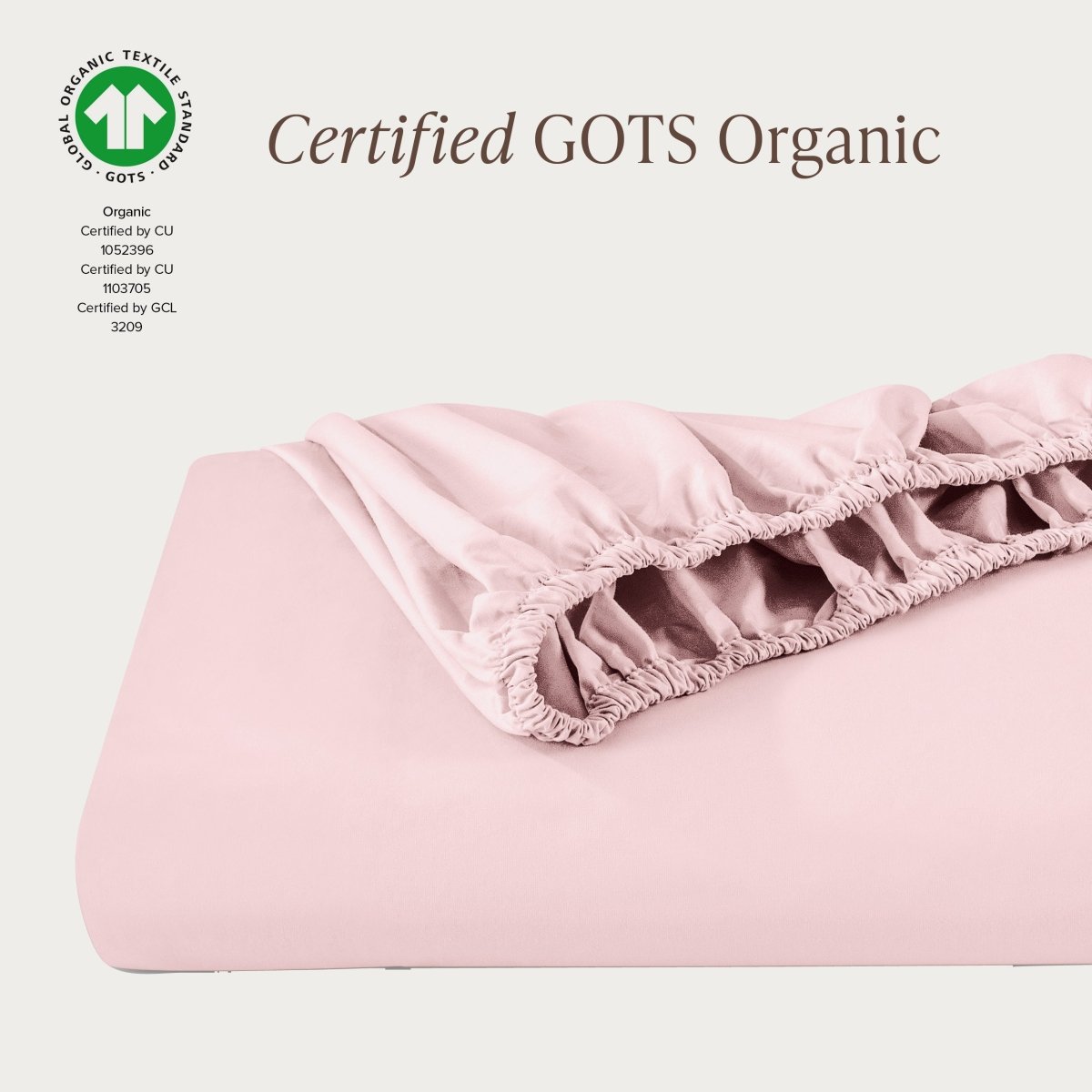 Organic Cotton Percale Fitted Sheet - Bare Home