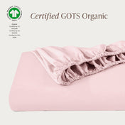 Organic Cotton Percale Fitted Sheet - Bare Home