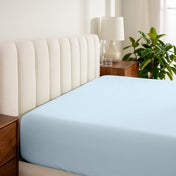 Organic Cotton Percale Fitted Sheet - Bare Home