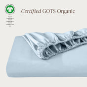 Organic Cotton Percale Fitted Sheet - Bare Home