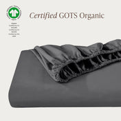 Organic Cotton Percale Fitted Sheet - Bare Home