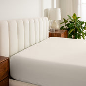 Organic Cotton Percale Fitted Sheet - Bare Home