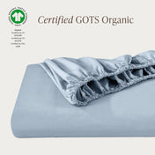 Organic Cotton Percale Fitted Sheet - Bare Home