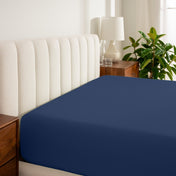 Organic Cotton Percale Fitted Sheet - Bare Home