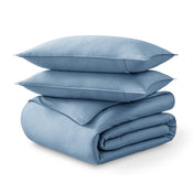Organic Cotton Sateen Duvet Cover Set - Bare Home